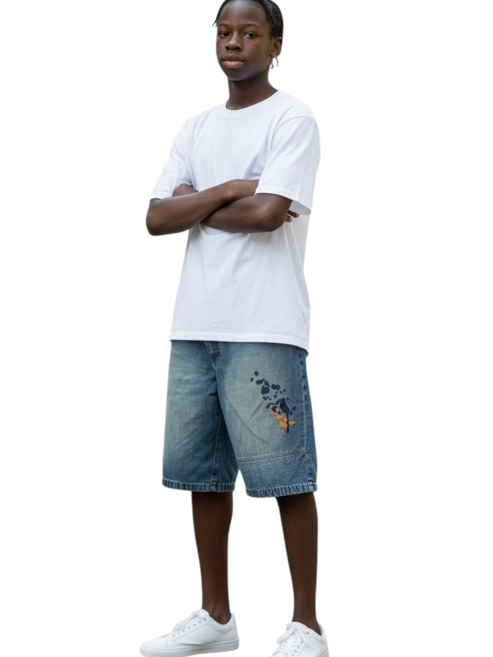 Loco Denim Co Baggy Denim Shorts Size 42